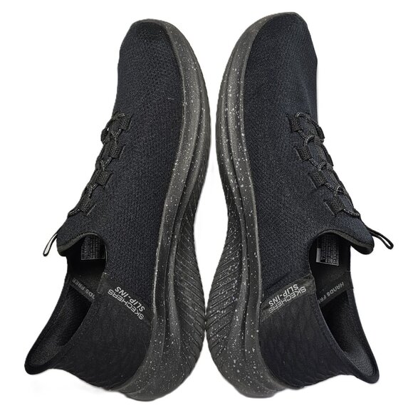 Skechers Men\'s Size 11.5 WIDE Slip-Ins Ultra Flex 3.0 Right Away Black Sneakers main image 6